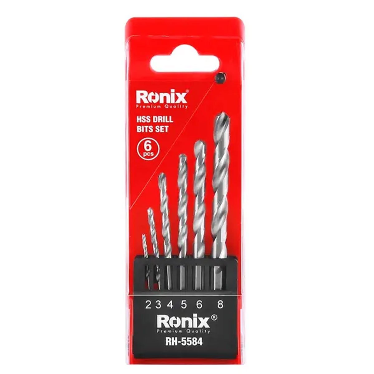 Juego De Mechas De Alta HSS 6pz Ronix RH-5584