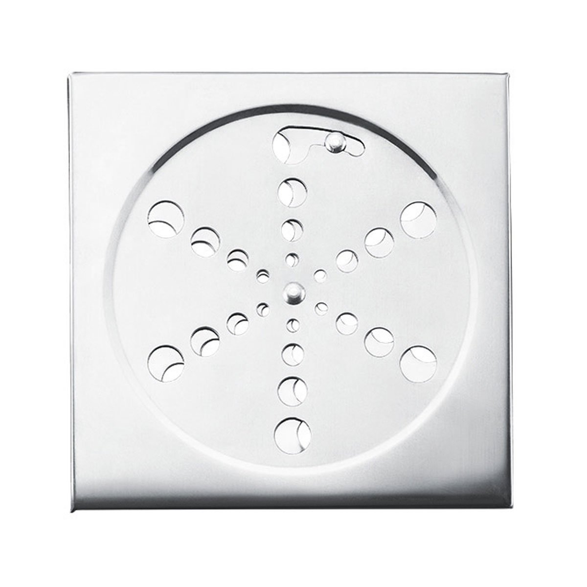 Rejilla cuadrada de Acero inox. 15cm Abre/Cierra