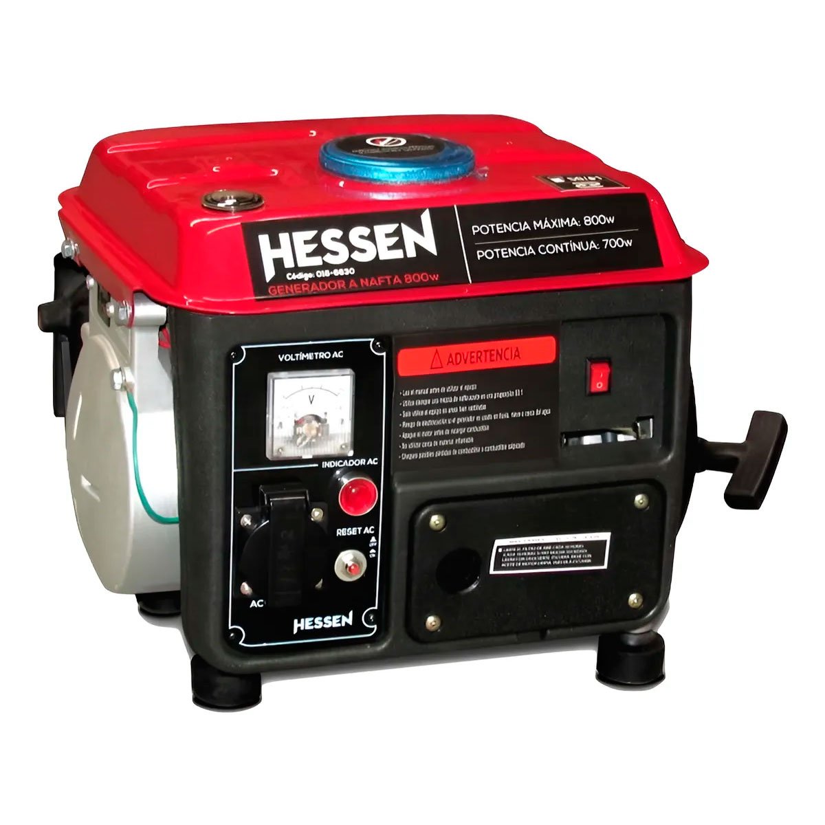 Generador A Nafta Hessen 800w 2 Tiempos 016-6630