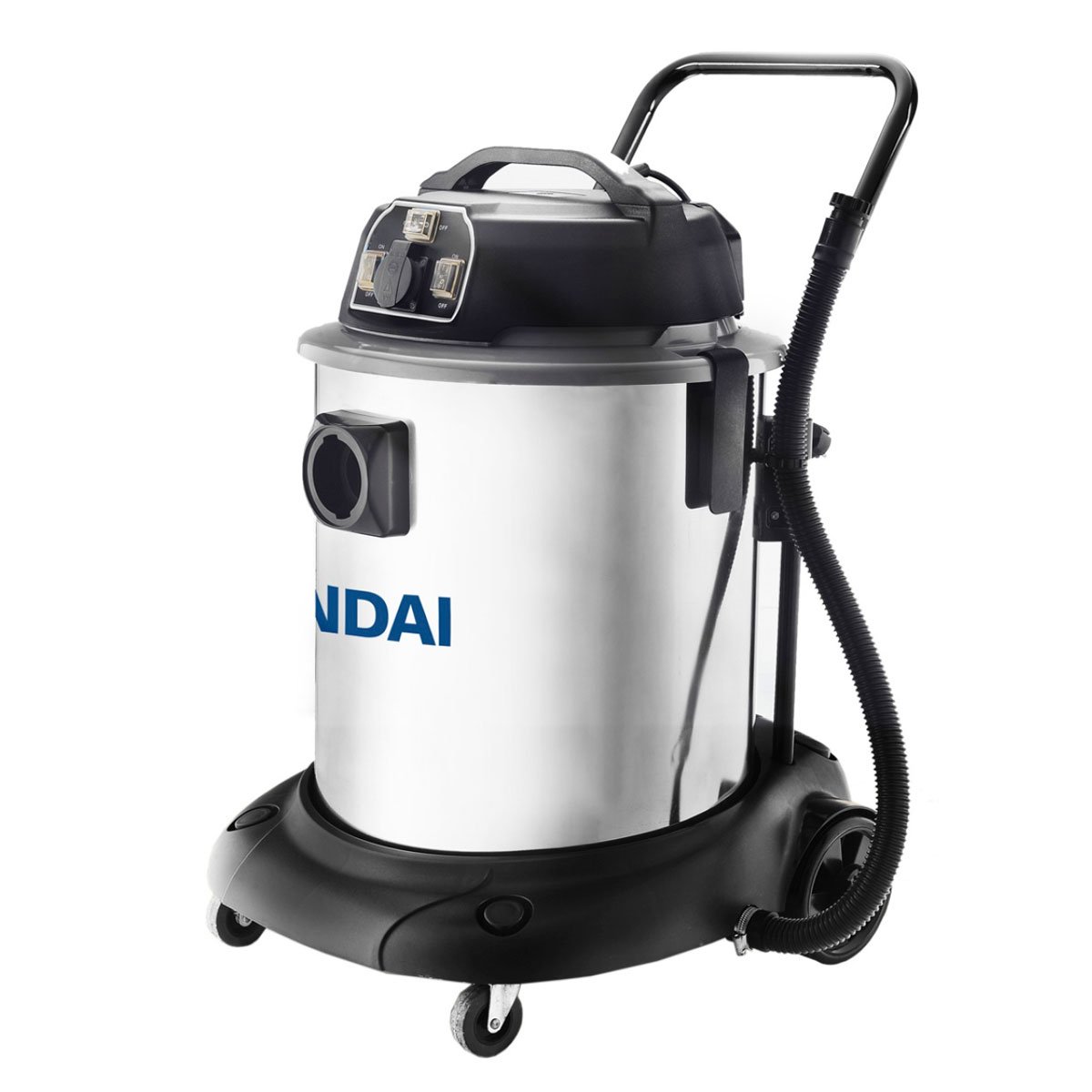 Aspiradora y Sopladora Hyundai Seco y Húmedo 100Lts 3000w